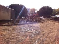 Terrassement et évacuation de la terre