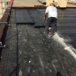 Pose du nouveau complexe d'étanchéité